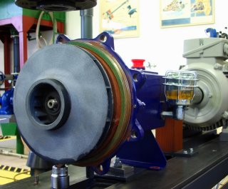 3D tištěné oběžné kolo v hydrodynamickém čerpadle
