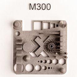 Tištěný vzorník ze slitiny M300